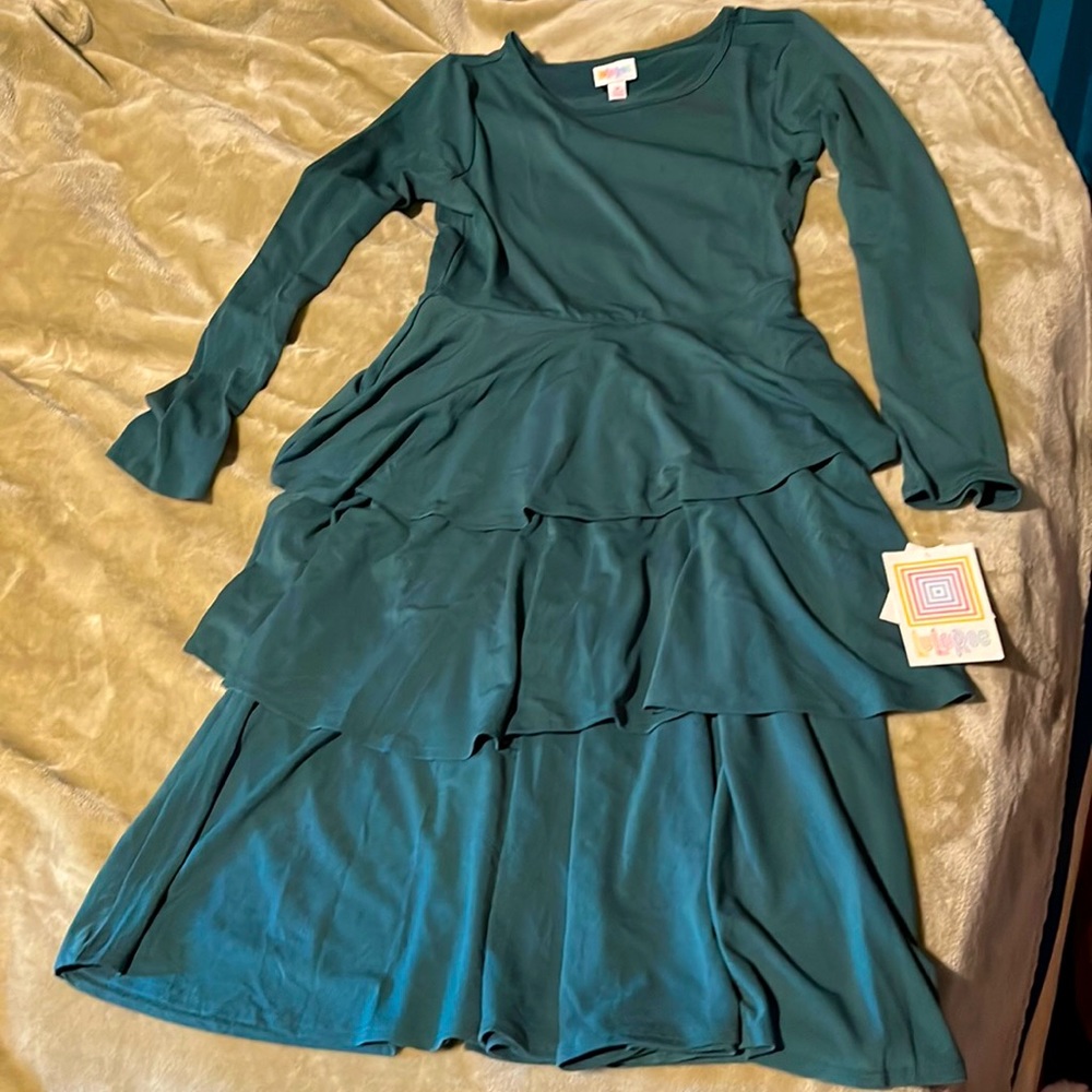 LulaRoe Georgia Dress Teal-Green